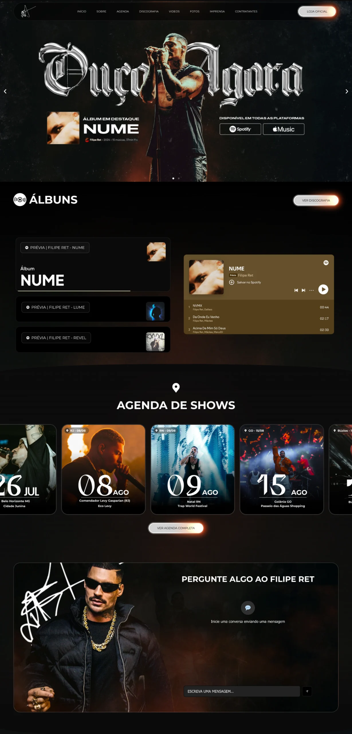 Website — projeto de Eduardo Torres