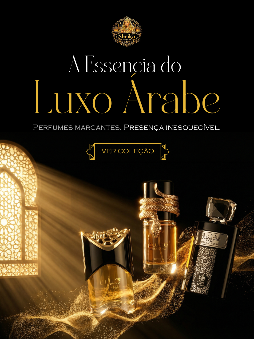 Social media — Sheika Perfumes, Luxo Árabe