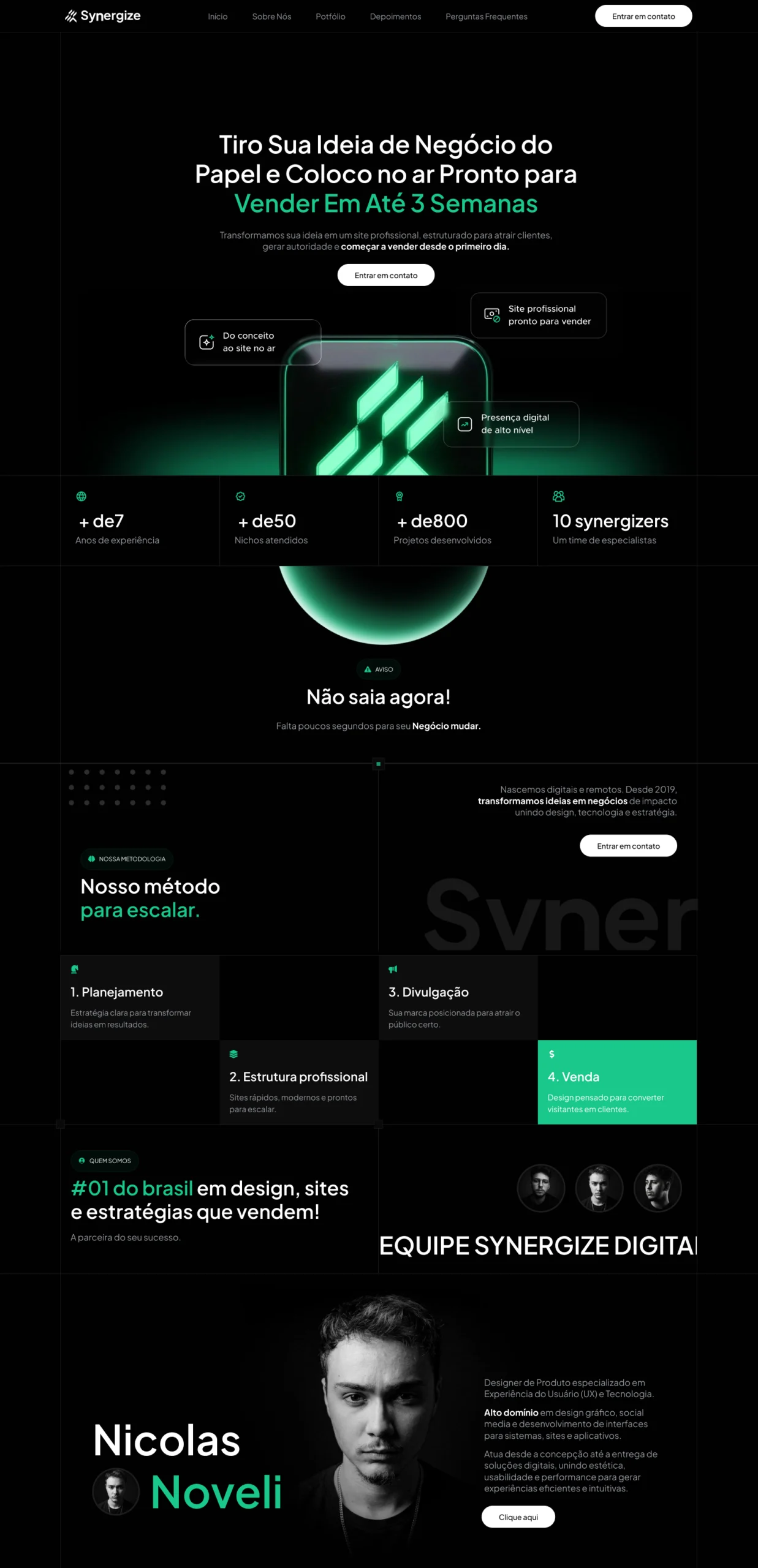 Website — projeto de Eduardo Torres