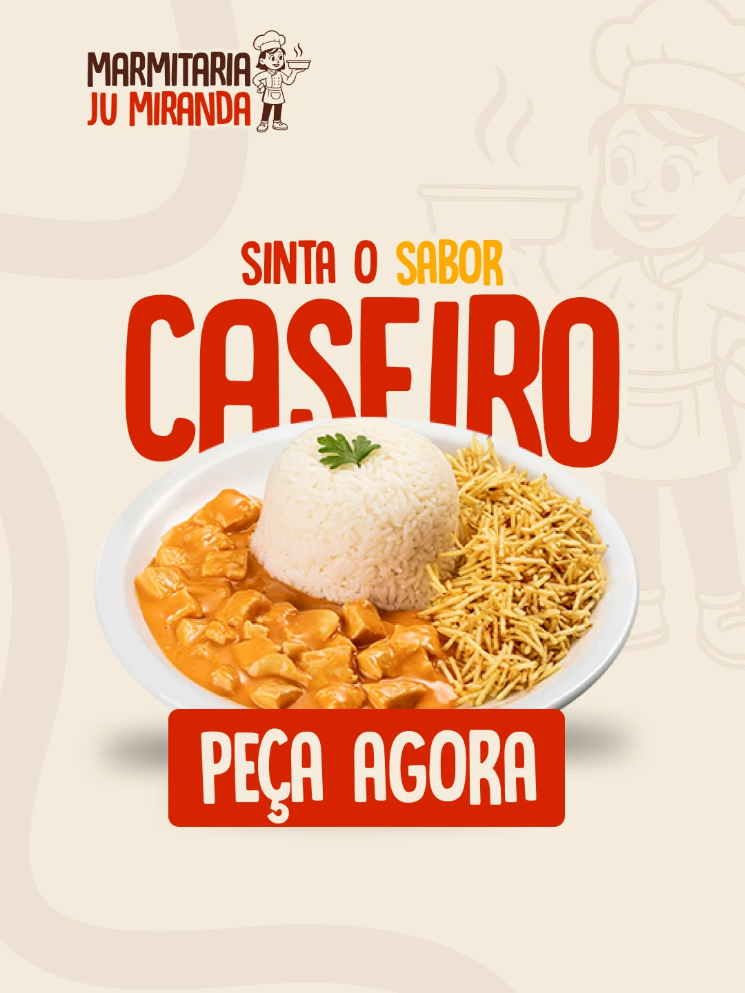 Social media — Marmitaria Ju Miranda